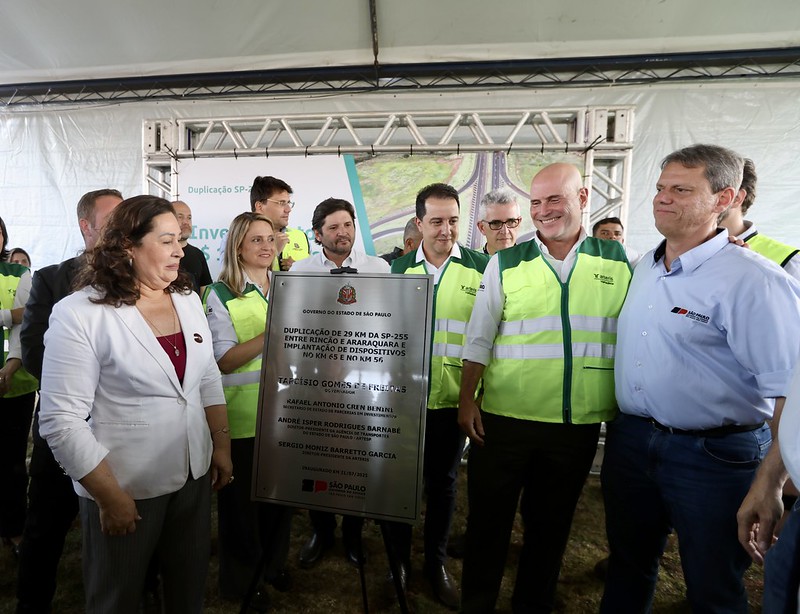 Governador entrega duplicação entre Rincão e Araraquara