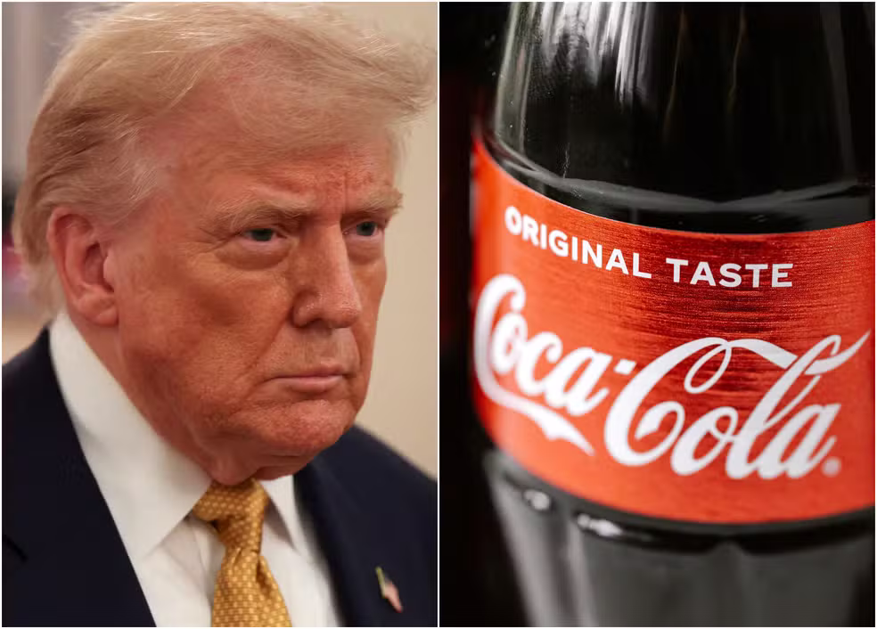 Trump dá pitaco na fórmula da Coca-Cola e anima o Brasil